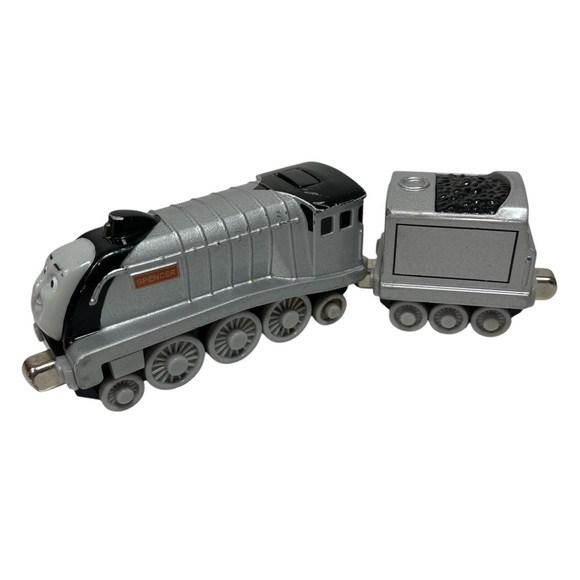 Thomas & Friends Other - THOMAS & FRIENDS TAKE ALONG DIE CAST TALKING TRAIN SPENCER & TENDER 2004